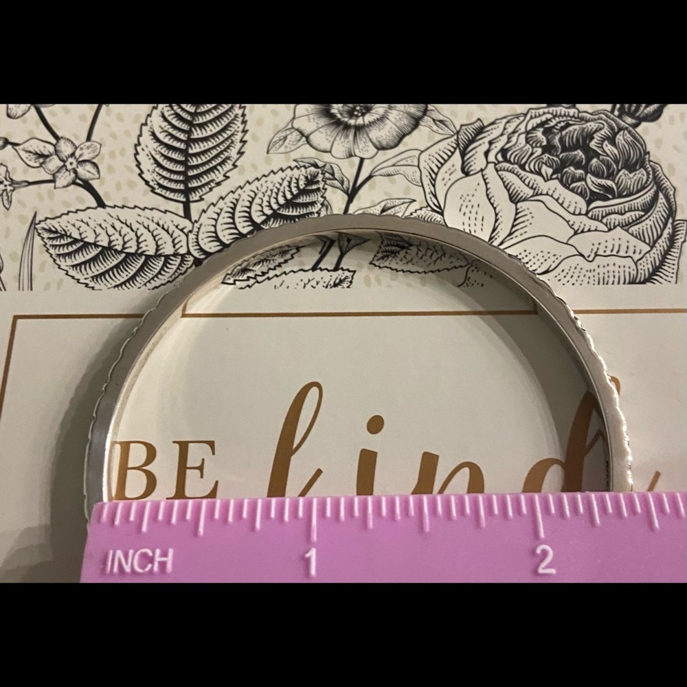 SOLD Rare Retired Sterling Silver bangle bracelet - Picture 6 of 7